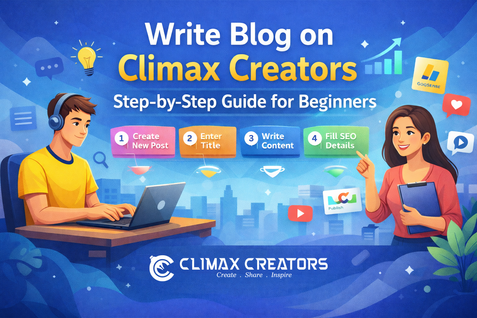 How to Write Blog on Climax Creators (Step-by-Step Guide)