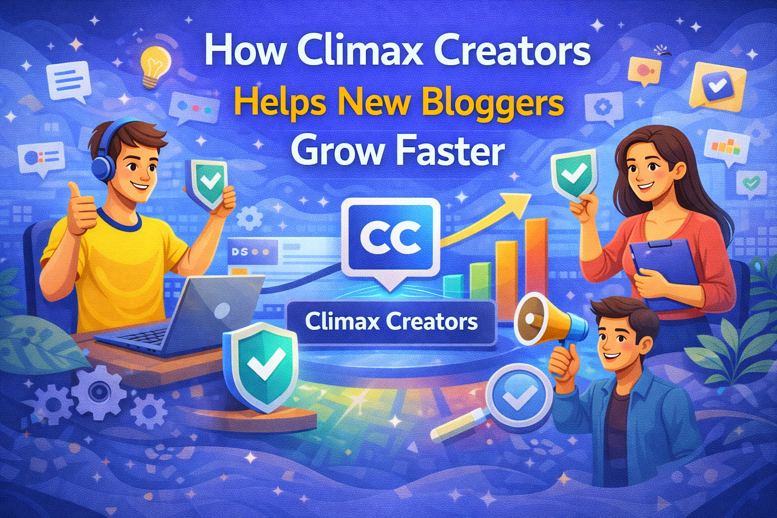How Climax Creators Helps New Bloggers Grow Faster